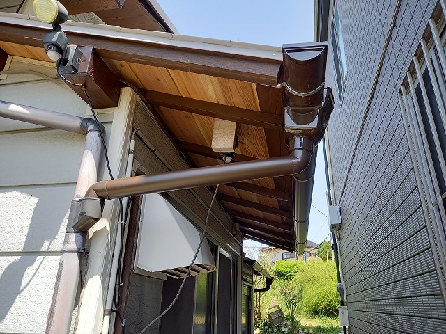 石岡市雨樋設置